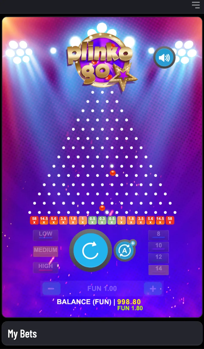 1X2gaming Plinko GO 1X2gaming Plinko GO